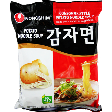 Potato Instant Noodle Soup