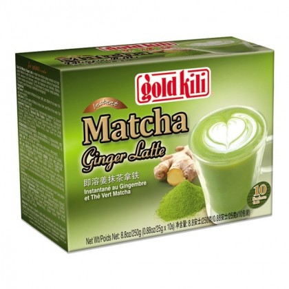 Instant gyömbéres Matcha zöld teás Latte