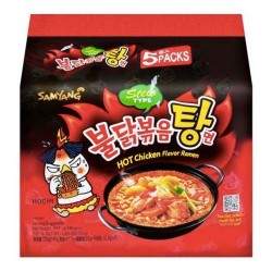 5pcs Samyang Stew Chicken Roasted Noodles pack