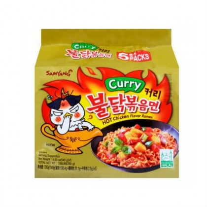 Samyang currys instant tészta 5db-os csomag
