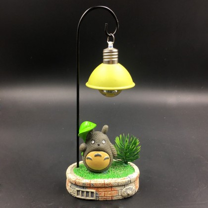 Totoro table lamp decor - clover