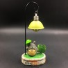 Totoro table lamp decor - leaf