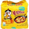 5 db-os Samyang sajtos csípős és fűszeres instant tészta csomag