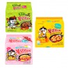 Mix 5 pcs Samyang Carbo-Jjajang-Cheese- Spicy Chicken Roasted Noodles pack