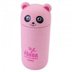 Aranyos rózsaszín panda pohár