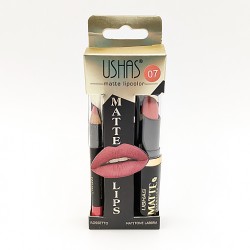 Ushas matt lipstick + lip pencil No.7