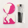 My Beauty Tools mini makeup sponge and brush set (cyclamen)