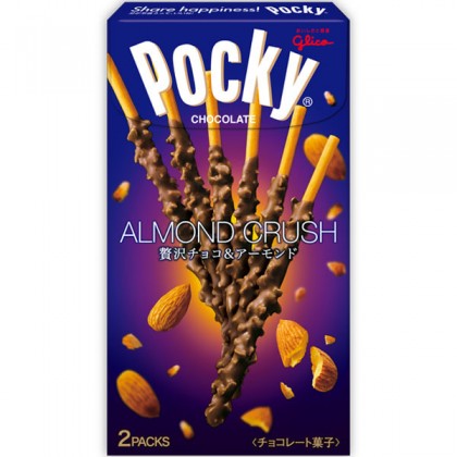 2 csomag Eredeti prémium csokis Pocky mandula darabokkal