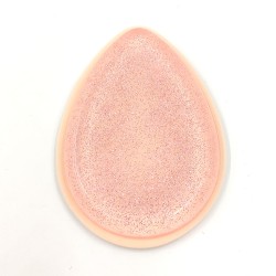 Silicone makeup sponge ( drop-shaped, glittered)