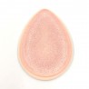 Silicone makeup sponge ( drop-shaped, glittered)