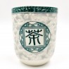 Flower porcelain teacup