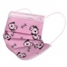 50 pcs Disposable 3 layers Girl Pink Panda Face Mask