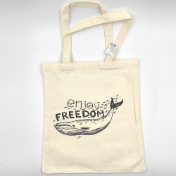 Enjoy Freedom Canvas Bag