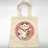 Lucky Cat Canvas Bag