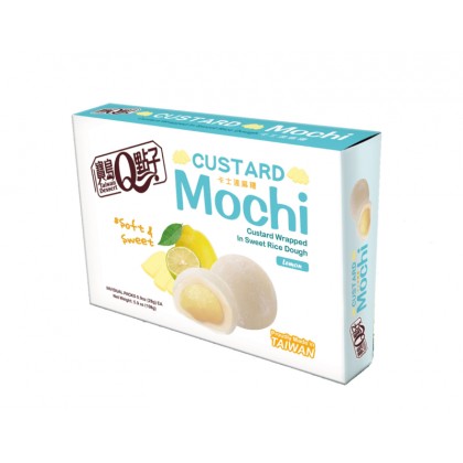Custard mochi Lemon flavour