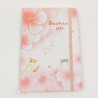Beautiful Life Cat Notebook - Big flowers