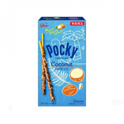 2 csomag Eredeti Prémium csokis Pocky kókuszos darabokkal