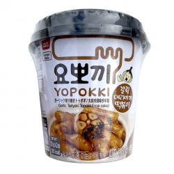 Yopokki Garlic Teriyaki instant Tteokbokki/Rice Cake cup