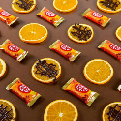 Narancs Csokis Kit Kat Csomag