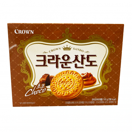 Koreai Crown Sando Csokis Cookie