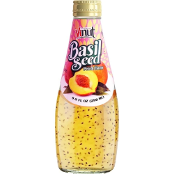 Peach Basil Seeds Drink