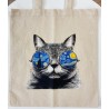 Premium Cute Cat Design Canvas Bag