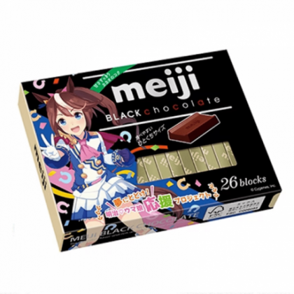 Meiji Fekete Csokoládé Uma Musume Pretty Derby 120g
