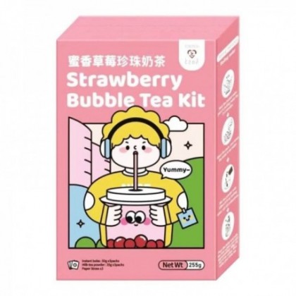 Tokimeki Epres Bubble Tea Készlet 255g